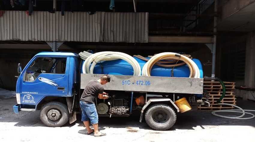 Hút hầm cầu Sơn Tây