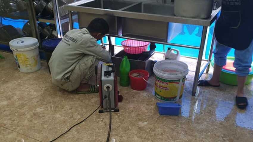 Thông cống nghẹt Thái Bình