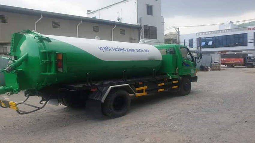 Hút bể phốt Tân Trụ