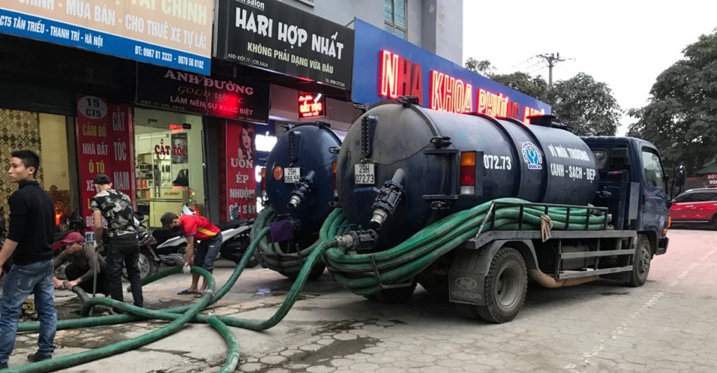 Hút hầm cầu Kiên Tường