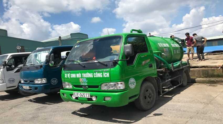 Hút hầm cầu Tân Trụ
