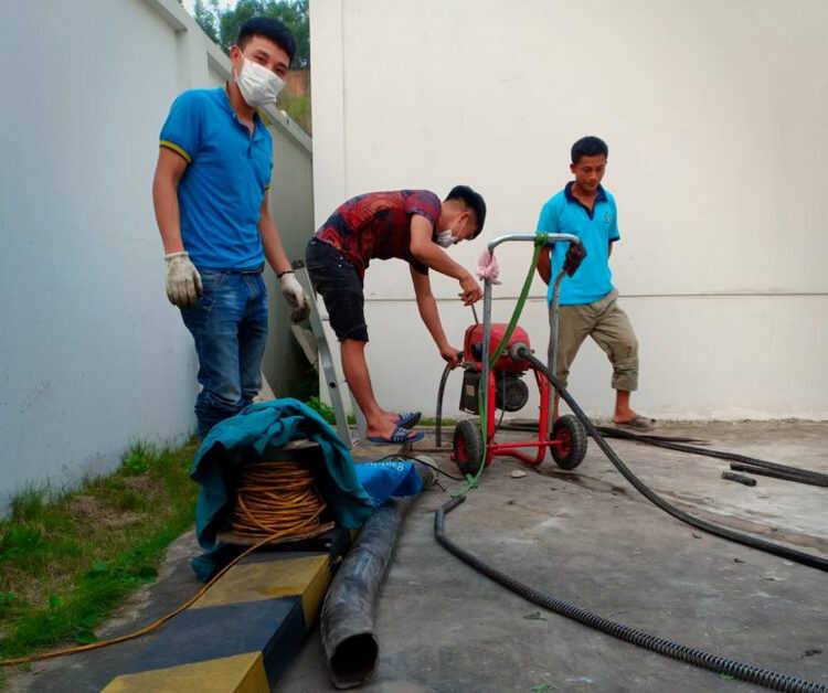 Thông cống nghẹt huyện Củ Chi